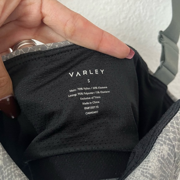 Varley greenwood viper snake print sports bra size small - Picture 3 of 5